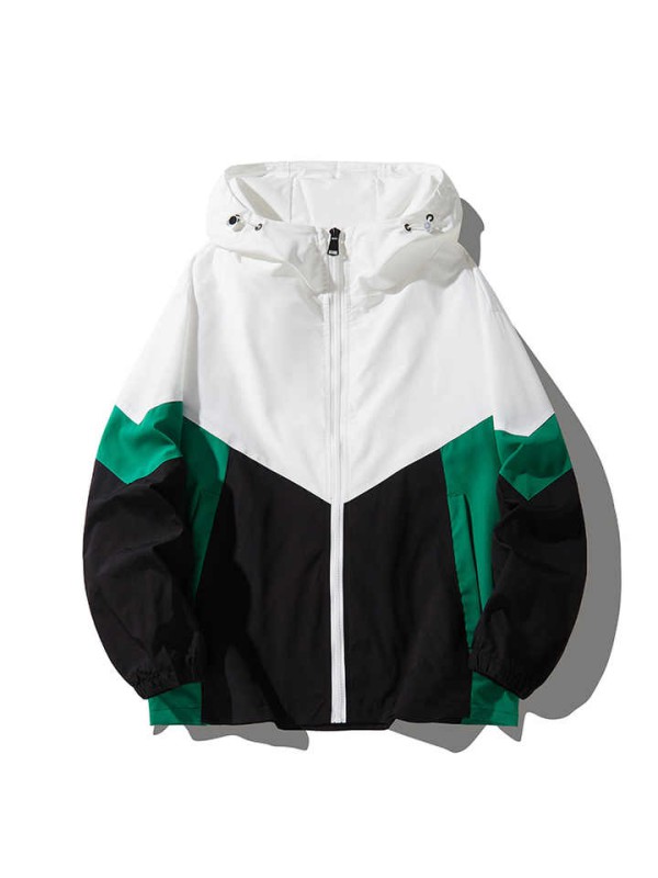 New Jacket Men's Fashion Casual All-in-one Hooded Coat