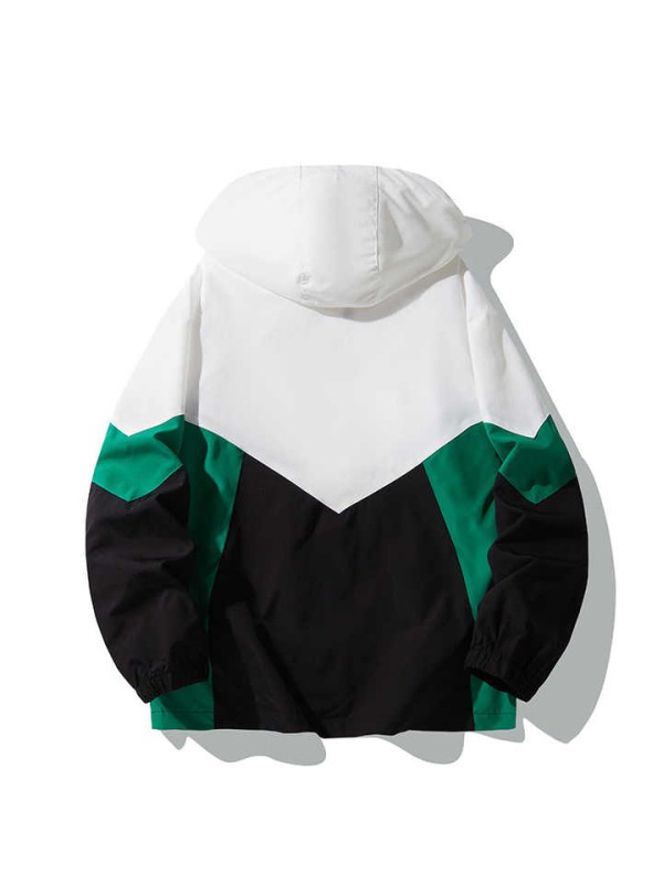 New Jacket Men's Fashion Casual All-in-one Hooded Coat