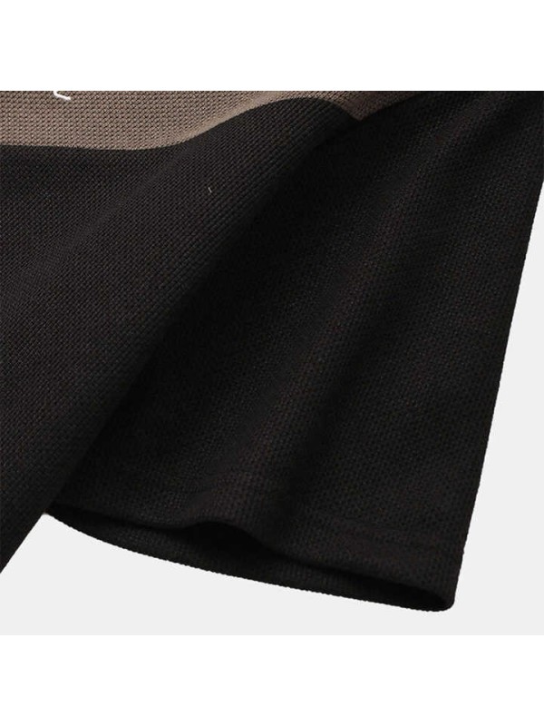 Comfortable Cotton Men's Tee with Eye-Catching Contrast Trim, Perfect for Casual and Trendy Outfits