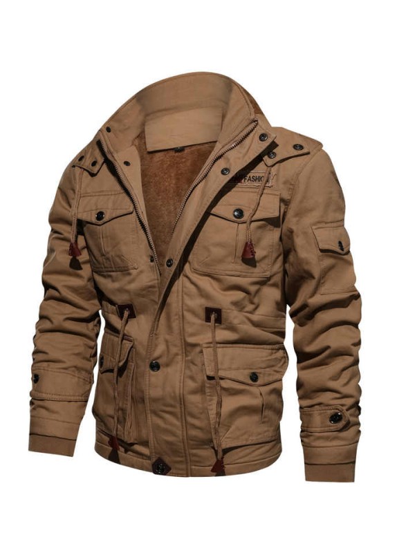 High Quality Cotton Mens Pilot Winter Fleece Jackets