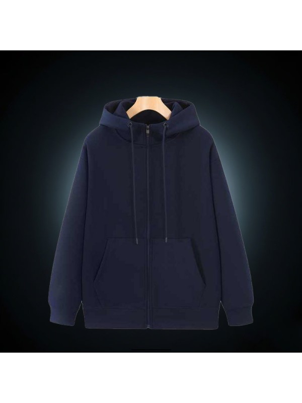 Unisex Sky Blue Winter Crew Neck Hoodie