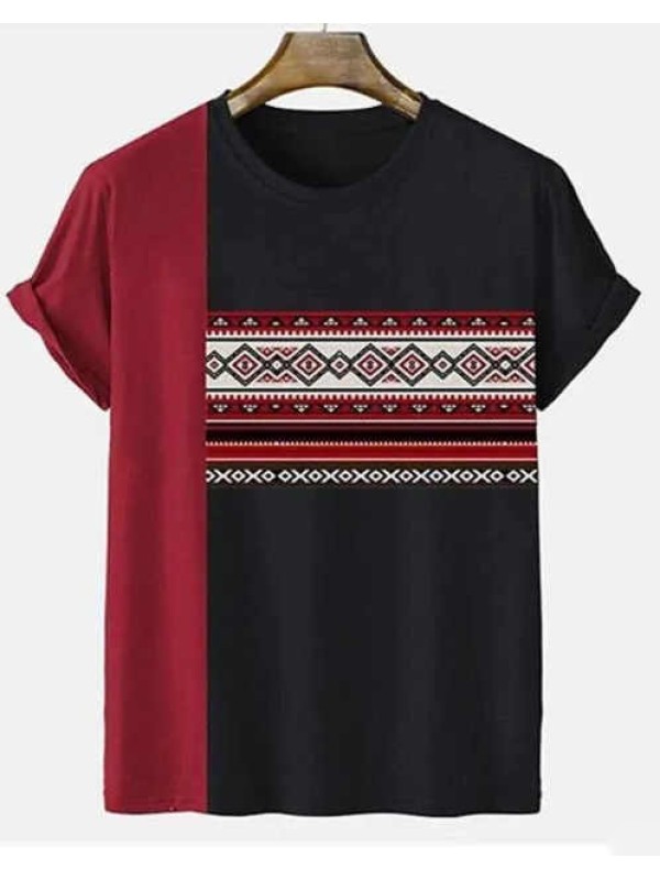 Popular Short Sleeved T-shirt 3D Digital Printing Technology