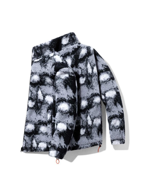 Warm Stand up Collar Fur Coats Plus Size Faux Winter Jacket