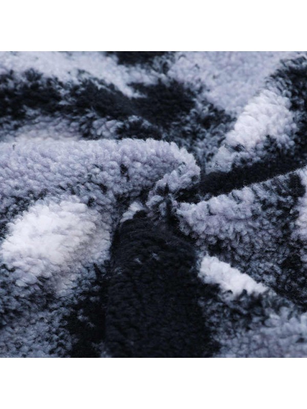 Warm Stand up Collar Fur Coats Plus Size Faux Winter Jacket