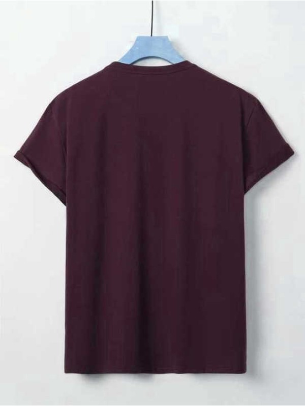 Cotton Fabric Wholesale Round Neck T Shirt Custom  Designed T Shirt  Breathable  Men's T Shirt