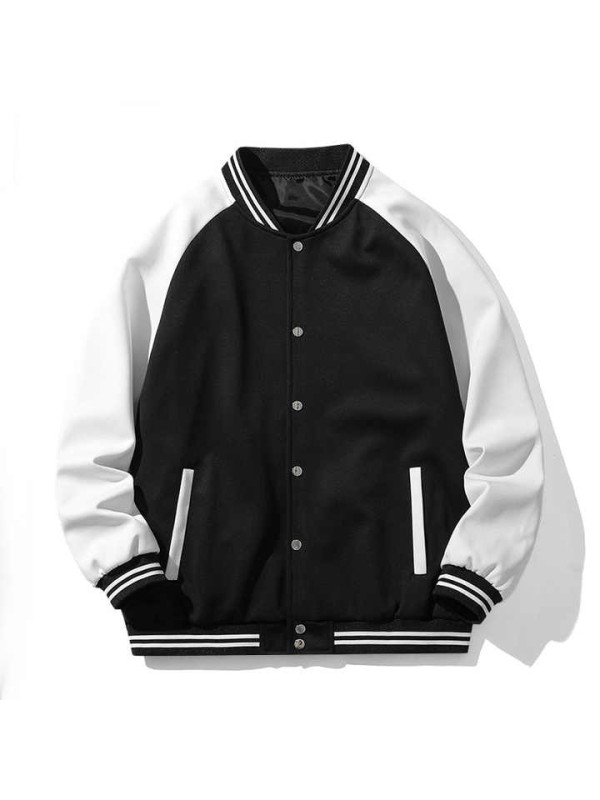 High Street Casual Bomber Pattern Breathable Heated Single Piece
