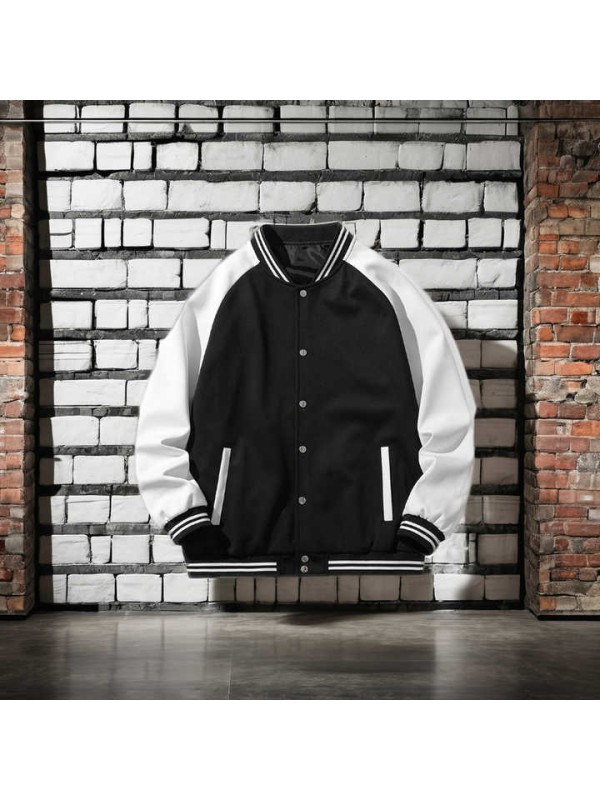 High Street Casual Bomber Pattern Breathable Heated Single Piece