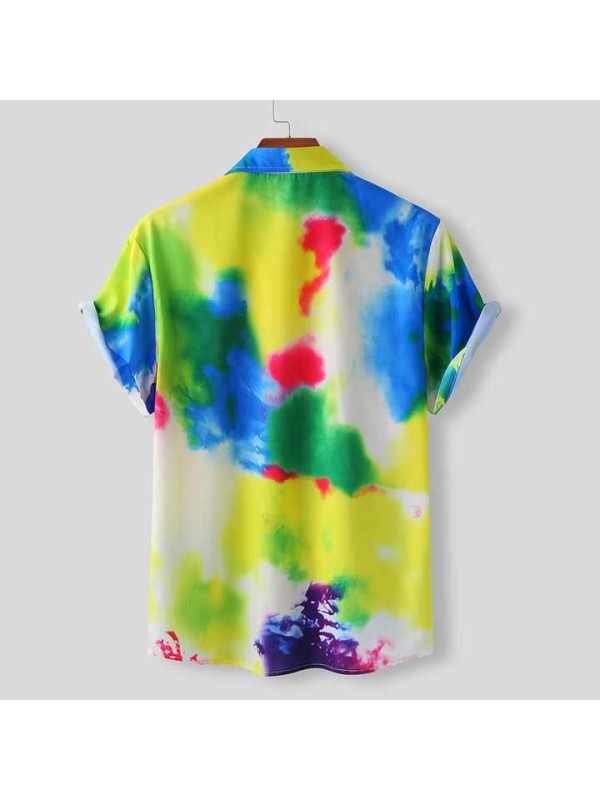 New Male Shirts Beach Wear Hawaiian Shirts Man