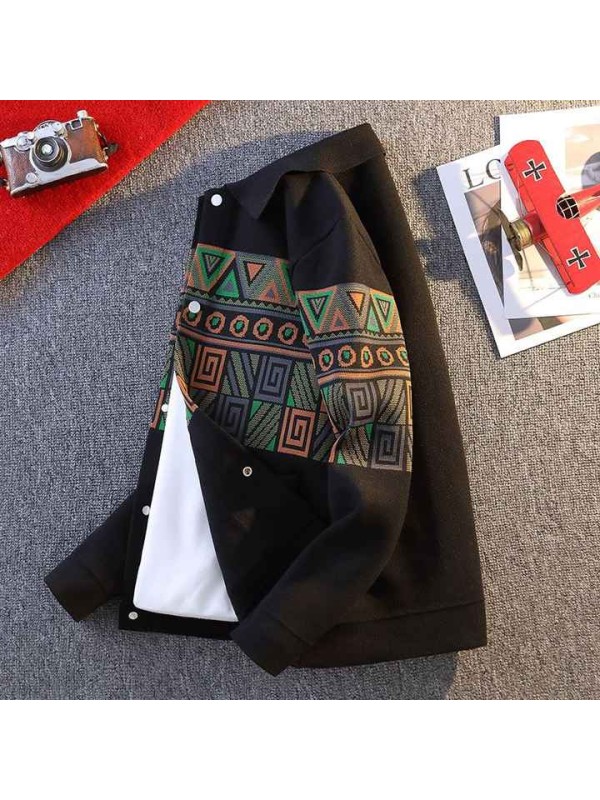 Fashion Designer Sweater Casual Long Sleeve Sweater Jacket for Men