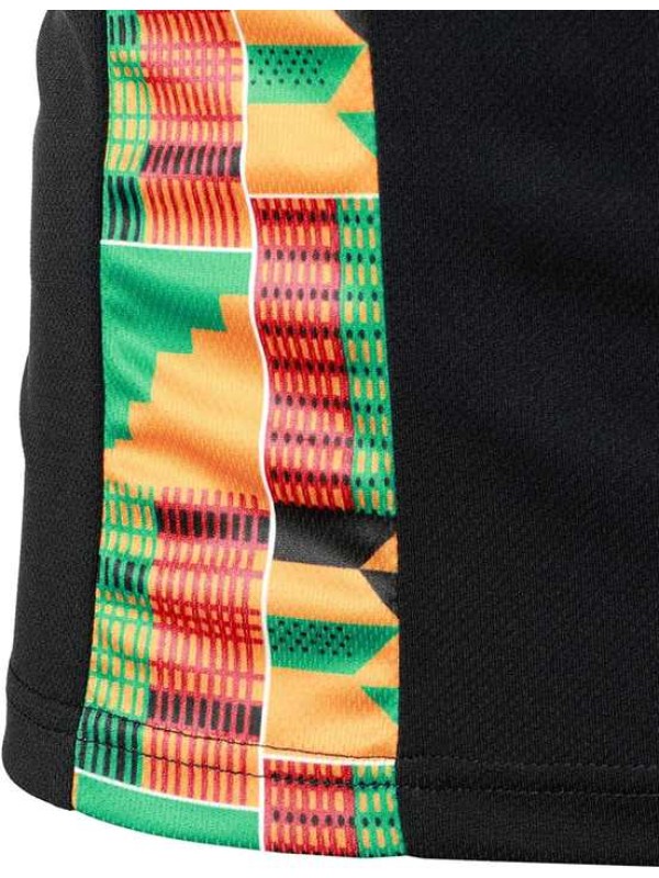 Men's Sublimated Striped Panel Sports Gym Running T Shirt