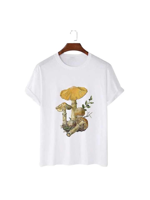 Summer Casual Wear Men's T-Shirts Lightweight Cotton
