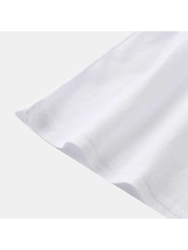 Summer Casual Wear Men's T-Shirts Lightweight Cotton