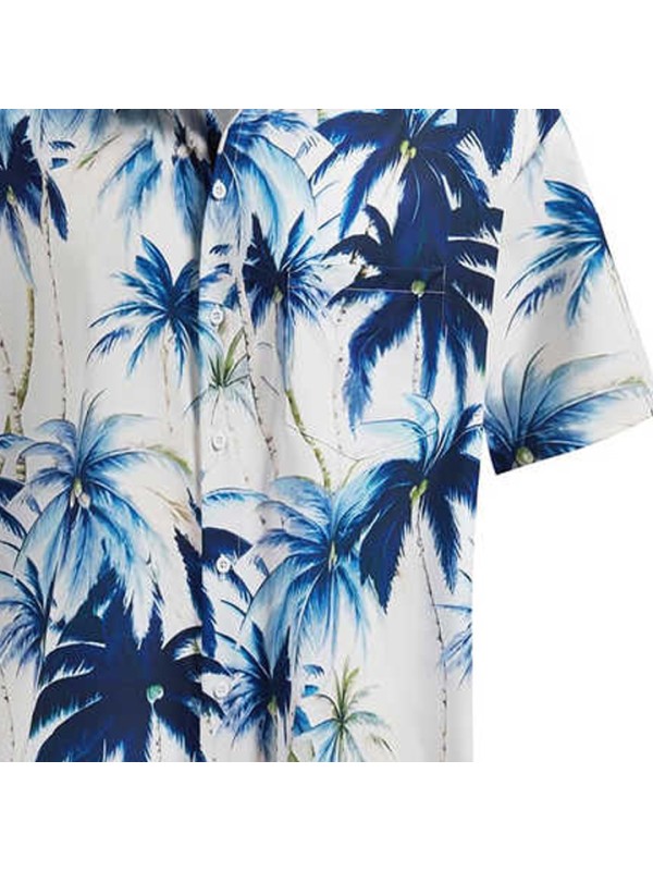 Men's Hawaiian Dress Shirts for Men Short Sleeve 3D Printed Shirt